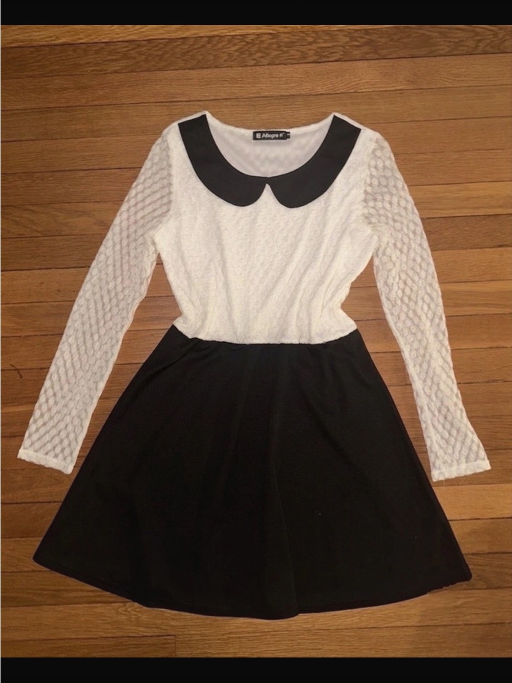 White and Black Dress